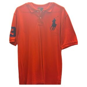 Polo Ralph Lauren Boy’s Red #3 Polo Shirt Size XL. Excellent Condition!!